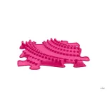 MUFFIK KEMÉNY TWISTER PUZZLE ELEM, 1 DB - RÓZSASZÍN