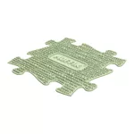 MUFFIK PUHA PUZZLE - PASZTELZÖLD