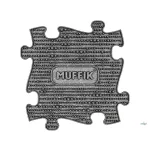 MUFFIK KEMÉNY PUZZLE - SZÜRKE CSILLOGÓ