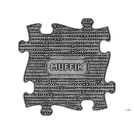 MUFFIK KEMÉNY PUZZLE - SZÜRKE CSILLOGÓ