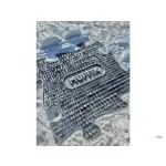 MUFFIK KEMÉNY PUZZLE - SZÜRKE CSILLOGÓ