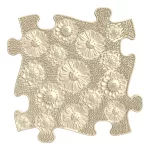 MUFFIK PUHA RÉT PUZZLE, BÉZS