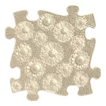MUFFIK PUHA RÉT PUZZLE, BÉZS