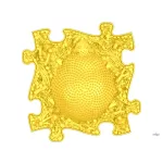 MUFFIK KEMÉNY SÜNI PUZZLE SÁRGA