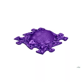MUFFIK KEMÉNY SÜNI PUZZLE - LILA