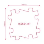 MUFFIK KEMÉNY SÜNI PUZZLE - LILA