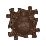 MUFFIK KEMÉNY SÜNI PUZZLE -BARNA