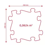 MUFFIK PUHA FŰ PUZZLE - KÉK
