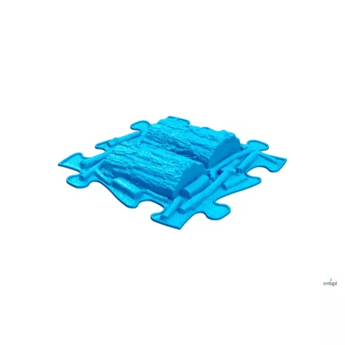 MUFFIK KEMÉNY FATÖRZS PUZZLE - KÉK, limitált 