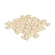 MUFFIK KEMÉNY DIÓ PUZZLE - BÉZS