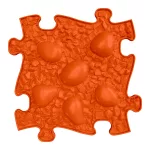 MUFFIK  PUHA DÍNÓ TOJÁS PUZZLE , NARANCSSÁRGA