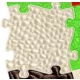 MUFFIK KEMÉNY KAVICSOK PUZZLE - BÉZS, limitált- kifutott