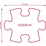 MUFFIK MINI PUHA FŰ PUZZLE - SÁRGA