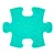 MUFFIK MINI KEMÉNY FŰ PUZZLE - TÜRKIZ