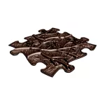 MUFFIK PUHA GYÖKEREK PUZZLE - BARNA