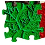 MUFFIK PUHA GYÖKEREK PUZZLE - ZÖLD, limitált- kifutott