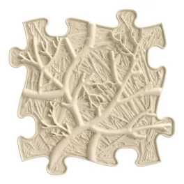 MUFFIK FÉLKEMÉNY GYÖKEREK PUZZLE - BÉZS