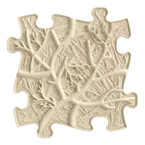 MUFFIK FÉLKEMÉNY GYÖKEREK PUZZLE - BÉZS