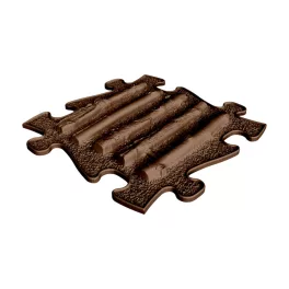 MUFFIK KEMÉNY FAÁGAK PUZZLE - BARNA