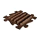 MUFFIK KEMÉNY FAÁGAK PUZZLE - BARNA