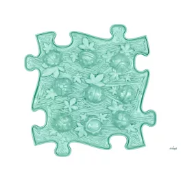 MUFFIK PUHA GESZTENYE PUZZLE - PASZTELL TÜRKIZ, limitált