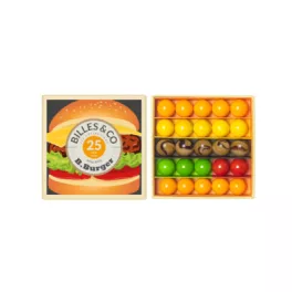 BILLES & CO ÜVEGGOLYÓ SZETT -  B-BURGER MINIBOX