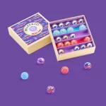 BILLES & CO ÜVEGGOLYÓ SZETT -  NEON FISH MINIBOX