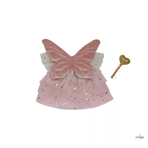 OLLIELLA JÁTÉKBABA TÜNDÉR RUHA - PINK