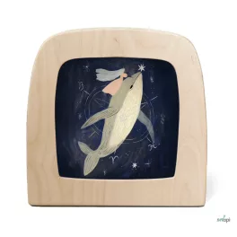 TOVERLUX KÉP A LÁMPÁBA, Tijana Draws - Whale