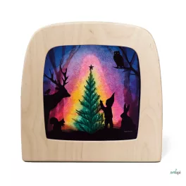    TOVERLUX KÉP A LÁMPÁBA,, Vogel Geluk - Christmas Tree Silhouette