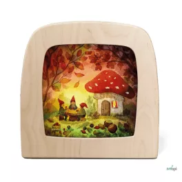  TOVERLUX KÉP A LÁMPÁBA,  Vogel Geluk - GNOME PICNIC 
