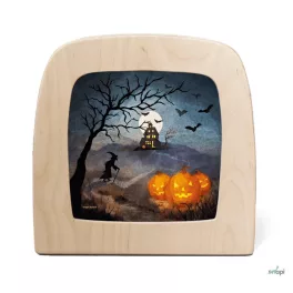  TOVERLUX KÉP A LÁMPÁBA,  Vogel Geluk - Halloween sziluet