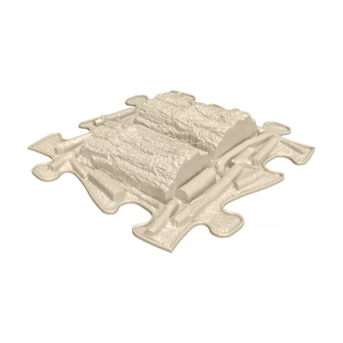 MUFFIK KEMÉNY FATÖRZS PUZZLE - BÉZS